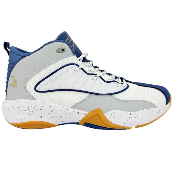 Shaq Men's Speed Demon Mid Blue White Grey Basketball Sneakers Size 13 NWOB - Picture 1 of 12